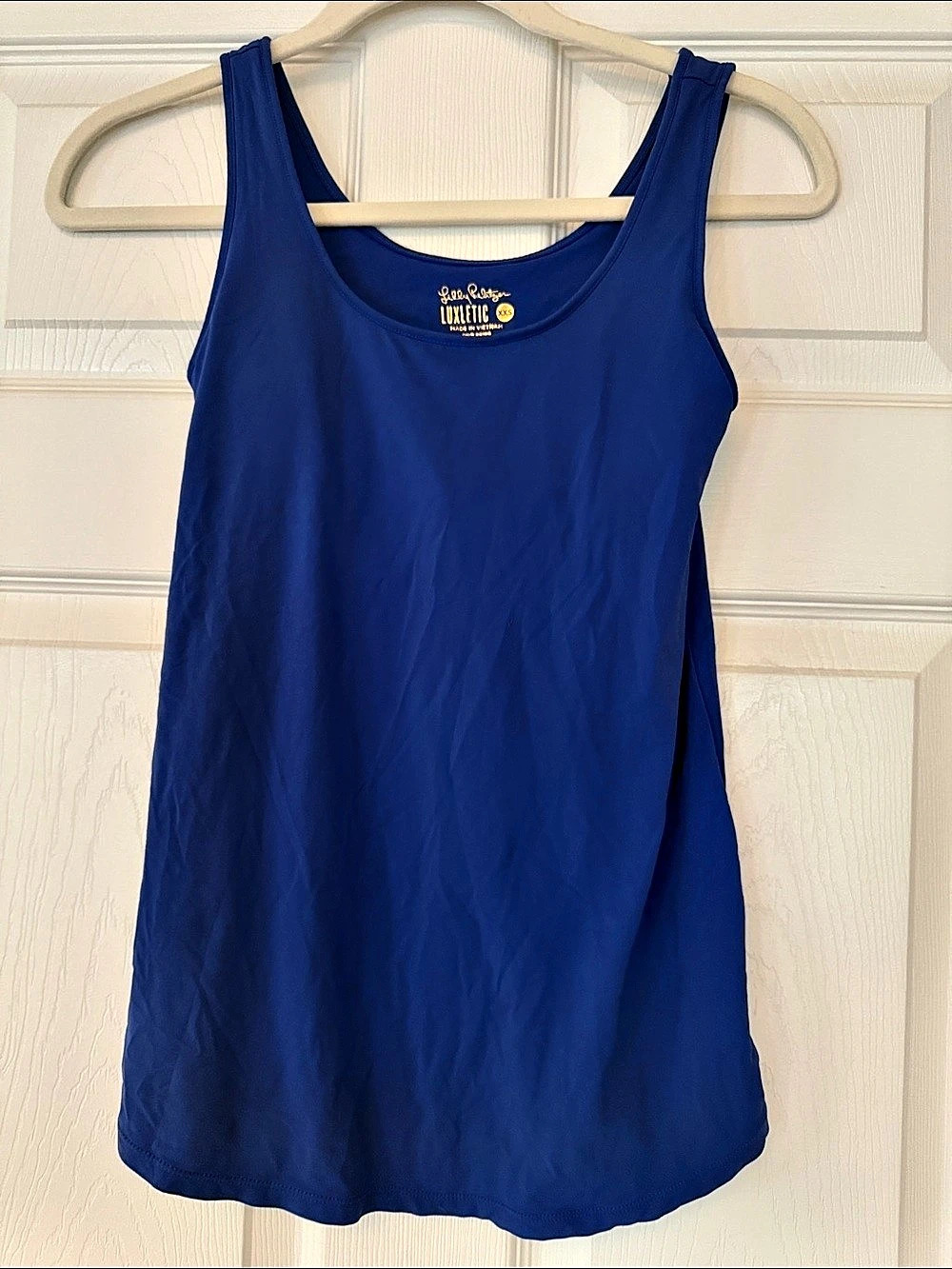 Lilly Pulitzer Luxeletics Tank Top in Blue Size XXS Like New